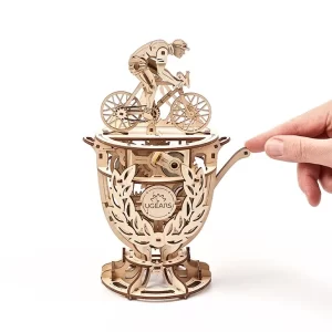 3D DRVENA SLAGALICA BICIKLISTA I MEHANIZAM I RUKA