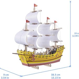 3D PUZZLE BROD SVILE DIMENZIJE