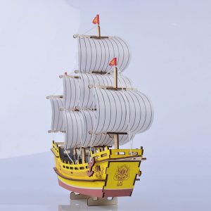 3D PUZZLE BROD SVILE OD NAPRED