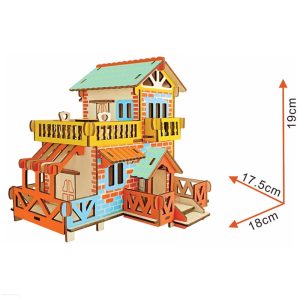 3D PUZZLE KANTRI KOLIBA