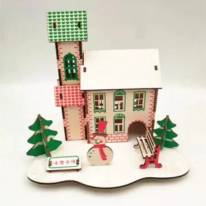 3D PUZZLE ZIMSKA KOLIBA