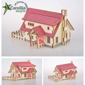 3d drvena puzzle 3 slike sa logom