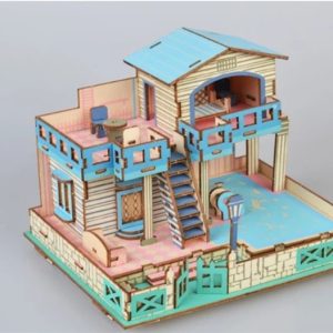 3d drvena slagalica nebeska gostionica pticija perspektiva