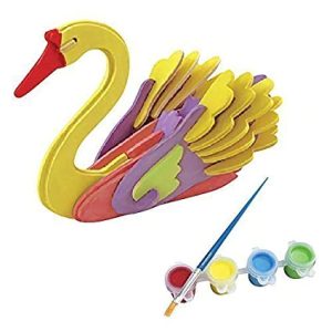 3d dslagalica labud obojen
