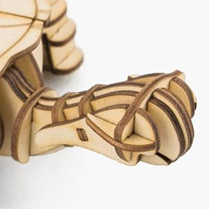 3d slagalica kornjaca krupan kadar prednji deo