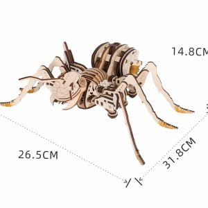 3d slagalica mehanicki mrav sa dimenzijama