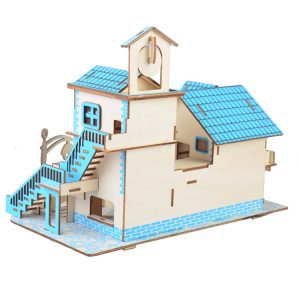 SARMANTNA VILA 3D PUZZLE OD POZADI