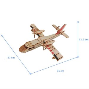 3d drvena slagalica amfibijski bombarder
