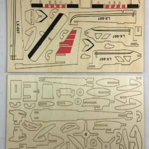 3d drvena slagalica amfibijski bombarder