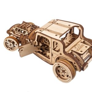 3d puzzla fourios mouse , mehanickimodel od pozadi na beloj pozadini